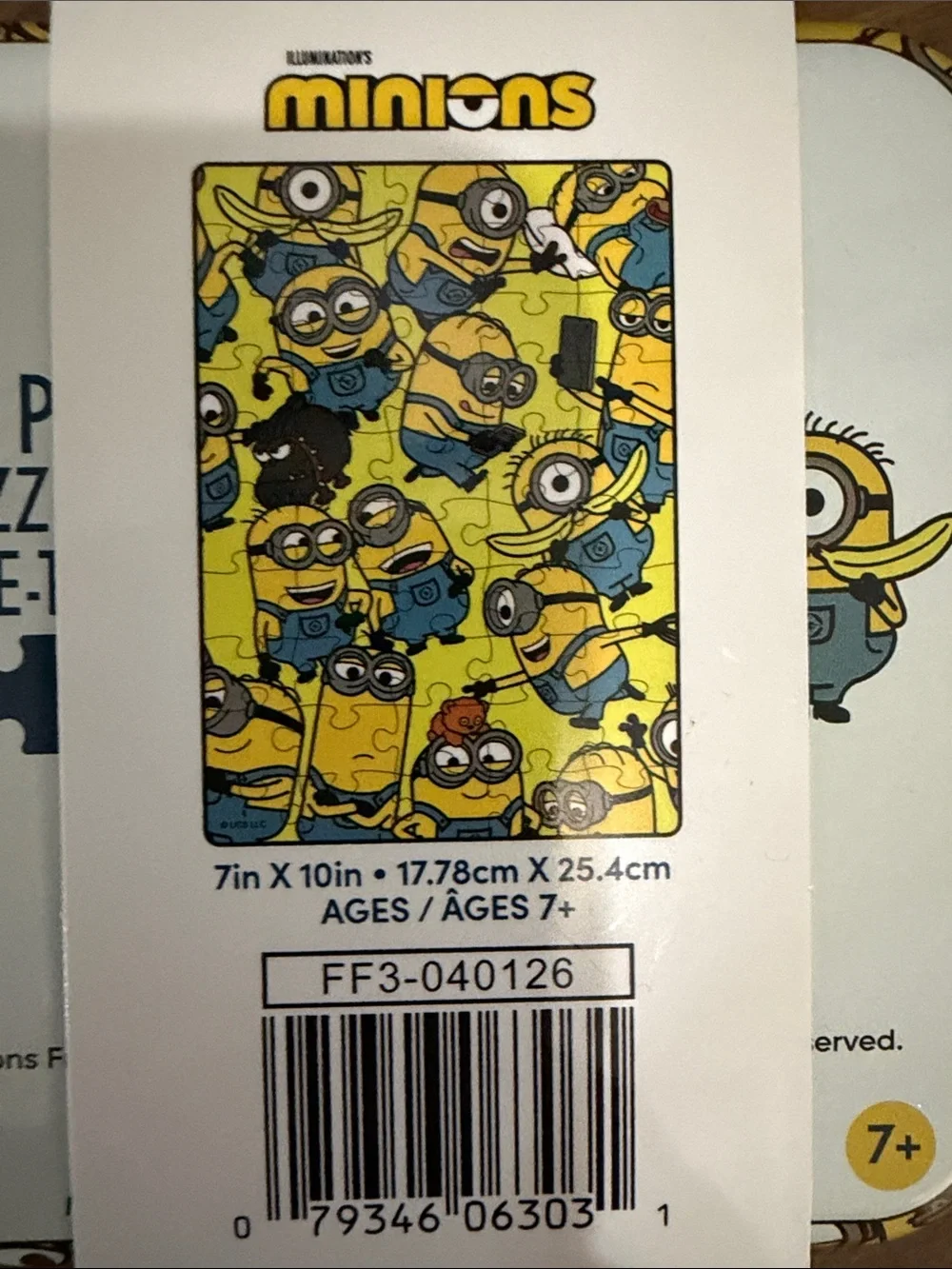 Minions 50-Piece Kids Puzzle - Yellow
